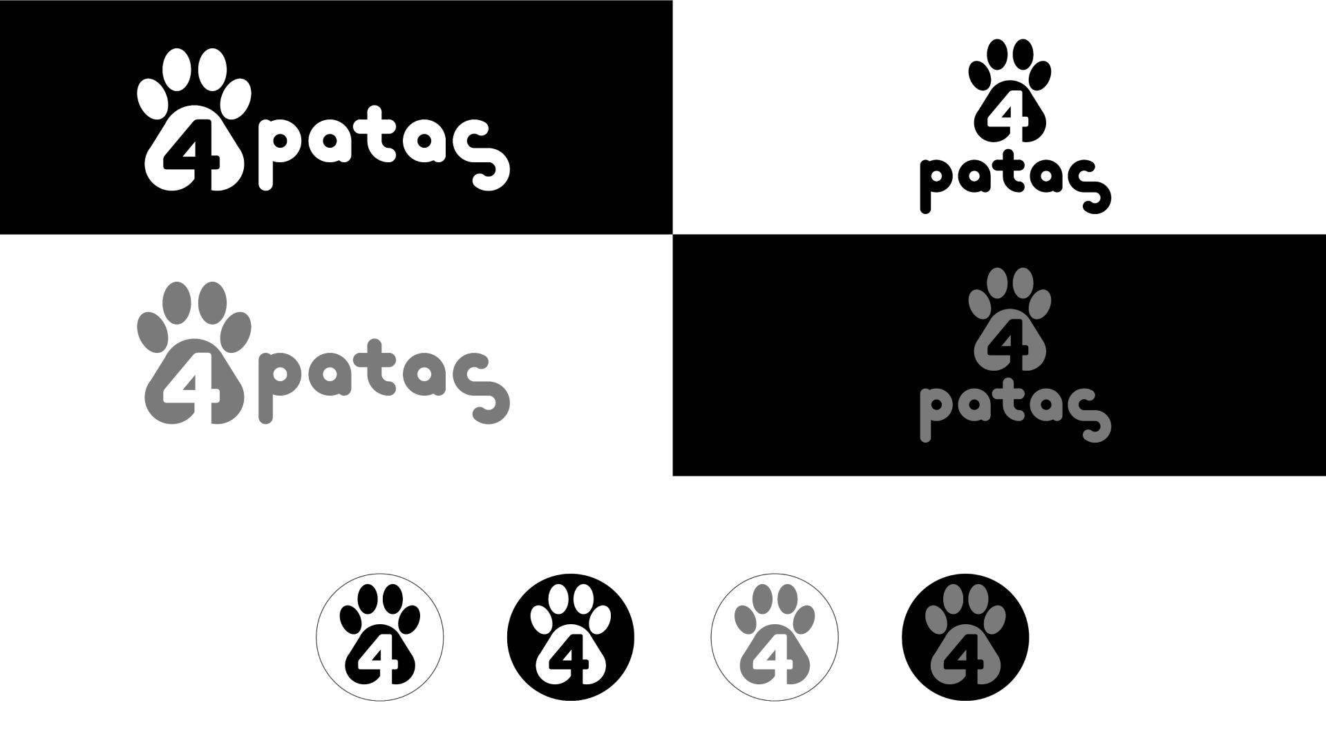 Mosaico Logo do 4 Patas